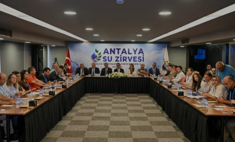 Antalya Su Zirvesi Öncesinde Kritik Eylem Planı Hazırlıkları