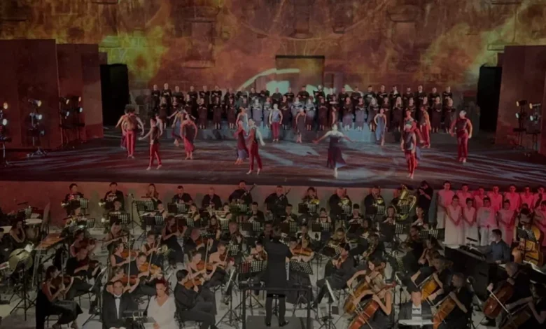 Aspendos Antik Tiyatrosu'nda Carmina Burana Rüzgarı