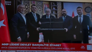AYOS Osmaniyespor FK Başkanı Mesut Demir'den Devlet Bahçeli'ye Ziyaret