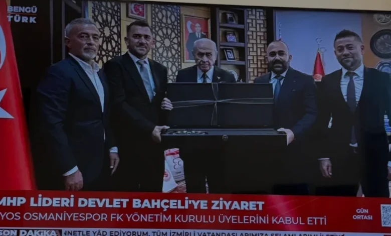 AYOS Osmaniyespor FK Başkanı Mesut Demir'den Devlet Bahçeli'ye Ziyaret
