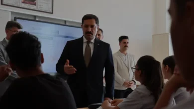 Hatay Valisi Mustafa Masatlı Gülderen Anadolu Lisesini Ziyaret Etti