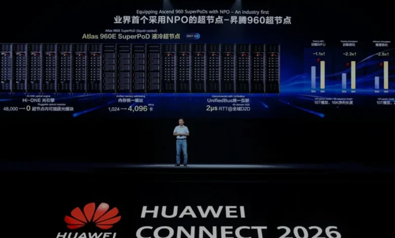 Huawei Connect 2026 Etkinliğinde Atlas 960E SuperPoD Tanıtıldı