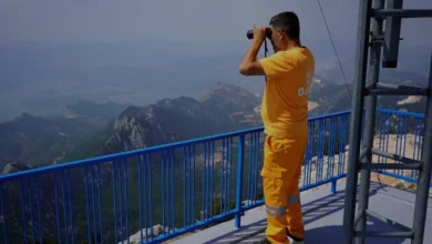 Isparta Akçal Kulesi Orman Yangınlarına Karşı 7 24 Nöbette
