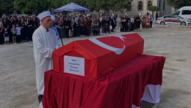 Jandarma Uzman Çavuş Mustafa Can Mersin'de Son Yolculuğuna Uğurlandı