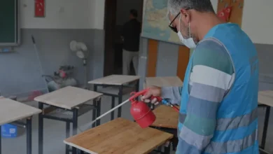 Kadirli'de Denetimli Serbestlik Yükümlüleri Okulları Yeniliyor