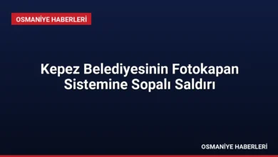 Kepez Belediyesinin Fotokapan Sistemine Sopalı Saldırı