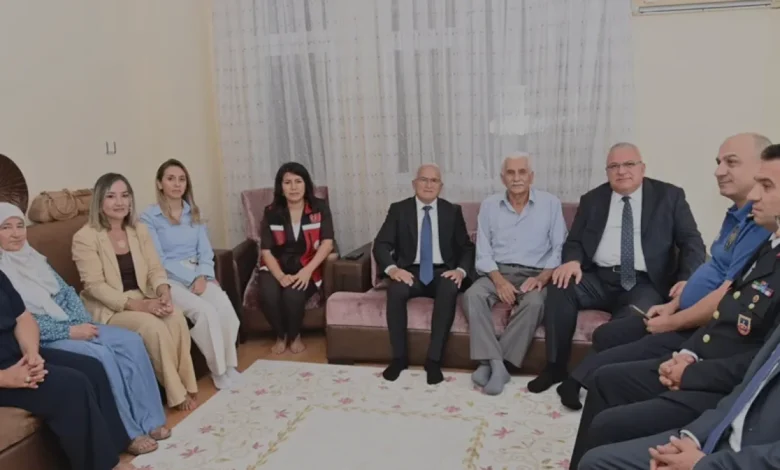 Kumluca protokolünden 19 Eylül Gaziler Günü ziyaretleri