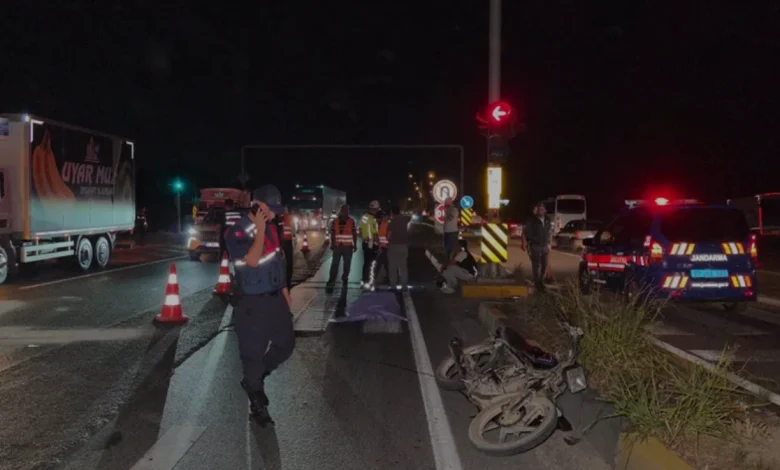Manavgat D400 kara yolunda feci kaza 1 ölü 1 yaralı
