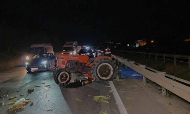 Manavgat D400 Karayolunda Trafik Kazası Üç Yaralı