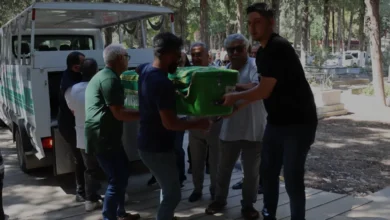 Marmara Denizinde batan geminin kaptanı Hatayda toprağa verildi