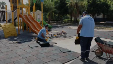 Mersin Akdeniz ilçesinde park ve yeşil alanlar yenileniyor