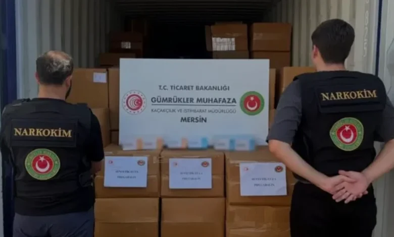 Mersin Gümrük Ekiplerinden Büyük Operasyon 1,7 Ton İlaç Yakalandı