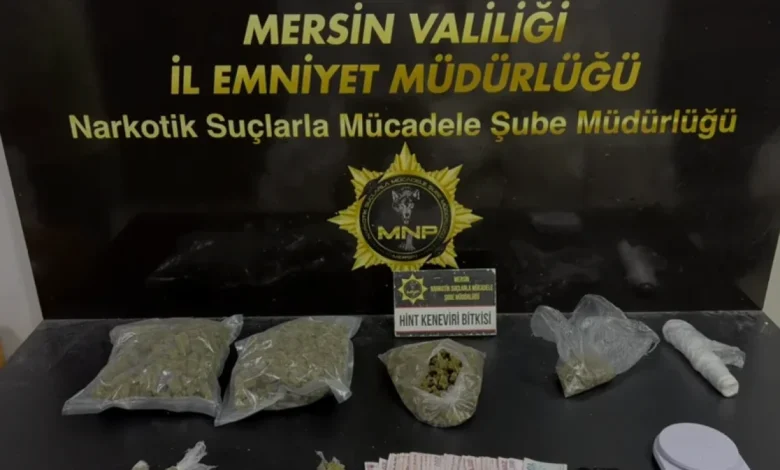 Mersin Narkotik Operasyonunda 4 Şüpheli Tutuklandı
