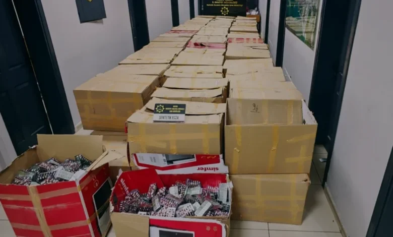 Mersin'de Asansör Firmasına Narkotik Baskını
