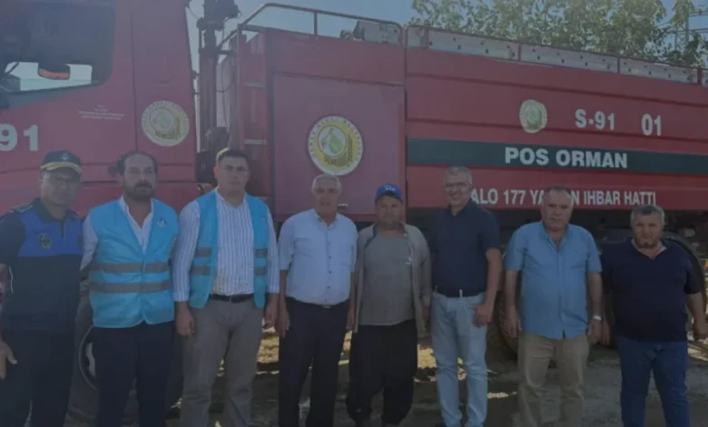MHP Karaisalı İlçe Başkanı Şekerci Yangın Bölgesinde İncelemelerde Bulundu
