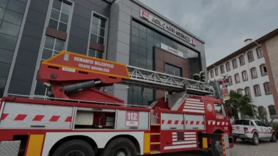 Osmaniye 112 Acil Çağrı Merkezinde Gerçeği Aratmayan Yangın Tatbikatı
