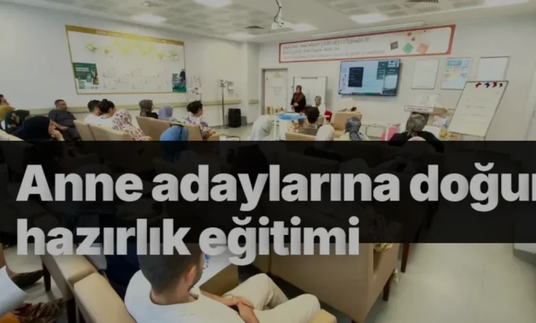 Osmaniye Eğitim ve Araştırma Hastanesinden anne adaylarına özel eğitim