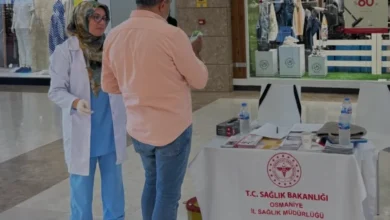 Osmaniye Sağlık Müdürlüğü Halk Sağlığı Haftasında 4 Noktada Bilgilendirme Yaptı