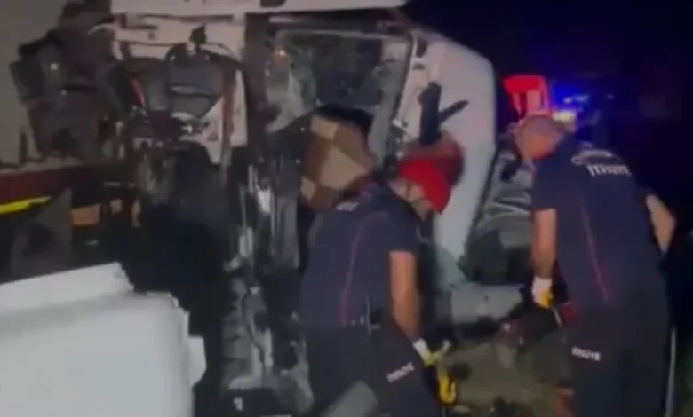 Osmaniye TAG Otoyolunda TIR Kazası Bir Yaralı