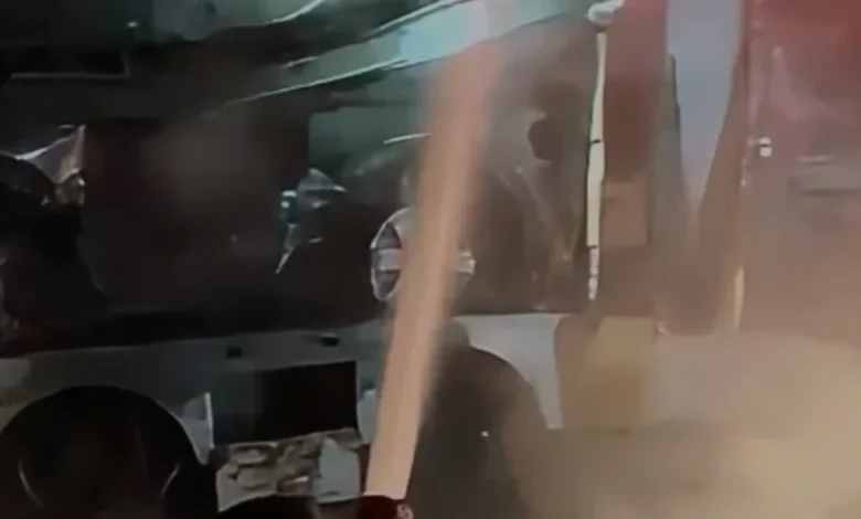 Osmaniye TAG Otoyolunda TIR Yangını 4 Sıfır Pikap Kül Oldu