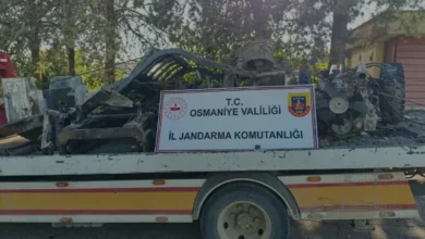 Osmaniye'de çalınan forklift 168 saatlik kamera incelemesiyle bulundu
