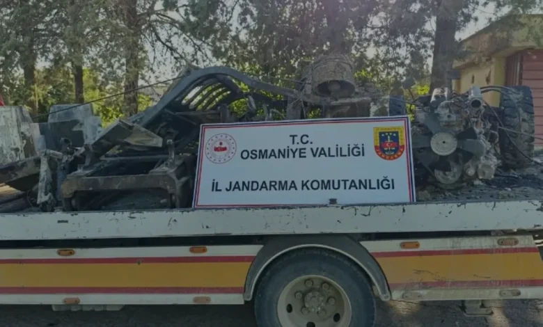 Osmaniye'de çalınan forklift 168 saatlik kamera incelemesiyle bulundu