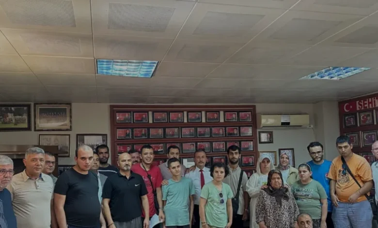 Osmaniye'de özel bireylerden Gaziler Gününe özel ziyaret