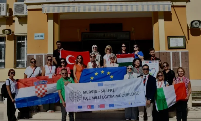 Silifke Gazipaşa İlkokulu Erasmus Projesiyle Yabancı Öğretmenleri Ağırladı