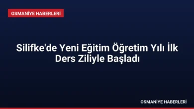 Silifke'de Yeni Eğitim Öğretim Yılı İlk Ders Ziliyle Başladı