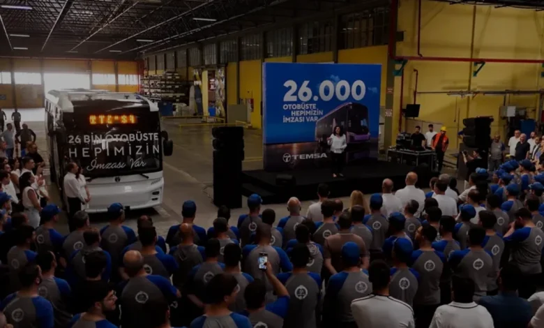 TEMSA üretimde 26 bininci otobüs barajını elektrikli modelle aştı