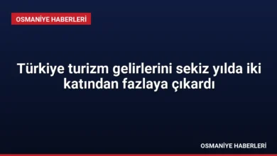 Türkiye turizm gelirlerini sekiz yılda iki katından fazlaya çıkardı