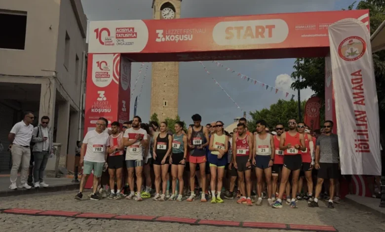 Adana Lezzet Festivali Kapsamında 10 Kilometrelik Koşu Düzenlendi