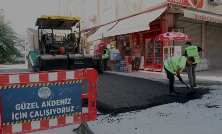 Akdeniz Belediyesinden Üçocak Mahallesinde Kapsamlı Yol Hamlesi