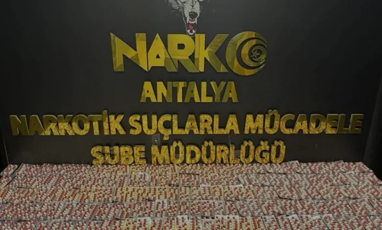 Antalya Emniyetinden Kapsamlı Narkotik Operasyonu