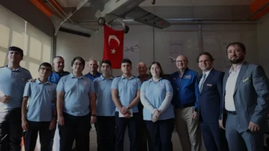 Astronotlar Antalya Aksu Uçak Bakım Teknolojisi Lisesini Ziyaret Etti