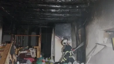 Burdur Bucak ilçesinde bir ev yangını maddi hasara neden oldu