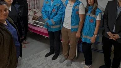 Elmalı Devlet Hastanesi Dünya Yaşlılar Gününde Hastaları Ziyaret Etti