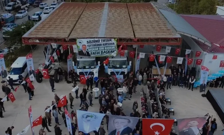 Gülnar Belediyesi hizmet filosuna 16 yeni araç kazandırdı