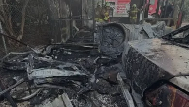 Hatay Samandağda Otomobil Galerisinde Yangın Çıktı
