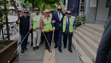 Isparta'da Görme Engelliler İçin Empati Yürüyüşü Düzenlendi