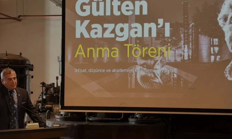 İstanbul Bilgi Üniversitesi Kurucu Rektörü Gülten Kazgan Anıldı