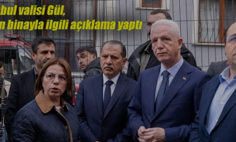 İstanbul Maltepe'de 7 Katlı Bina Çöktü Vali Gül'den Açıklama
