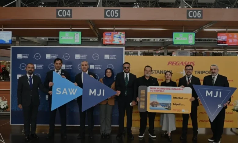 İstanbul Sabiha Gökçen Havalimanından Trablus Uçuşları Başladı