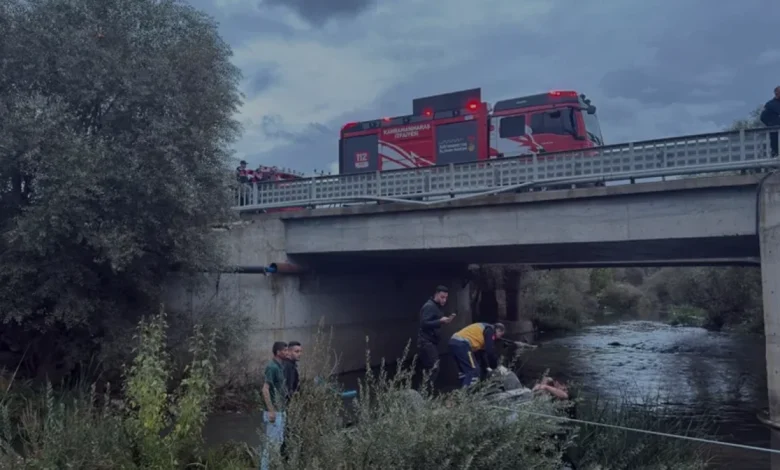 Kahramanmaraş Göksun ilçesinde köprü kazası 2 ölü