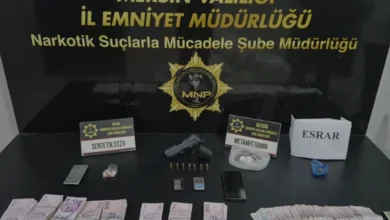 Mersin merkezli uyuşturucu operasyonunda 5 kişi tutuklandı