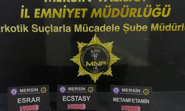 Mersin merkezli uyuşturucu operasyonunda 5 tutuklama