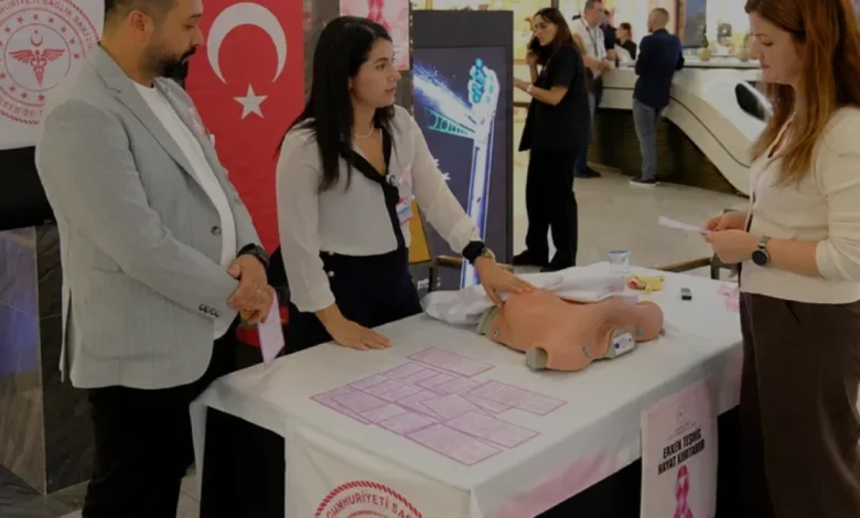 Mersin Şehir Hastanesinden Meme Kanseri Farkındalık Etkinliği