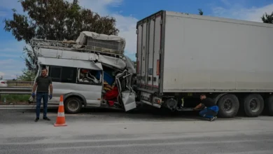 Mersin Tarsus Otoyolunda Zincirleme Kaza 11 Kişi Yaralandı