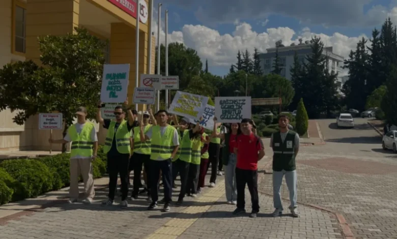 OKÜ Öğrencilerinden Bağımlılığa Karşı Farkındalık Yürüyüşü