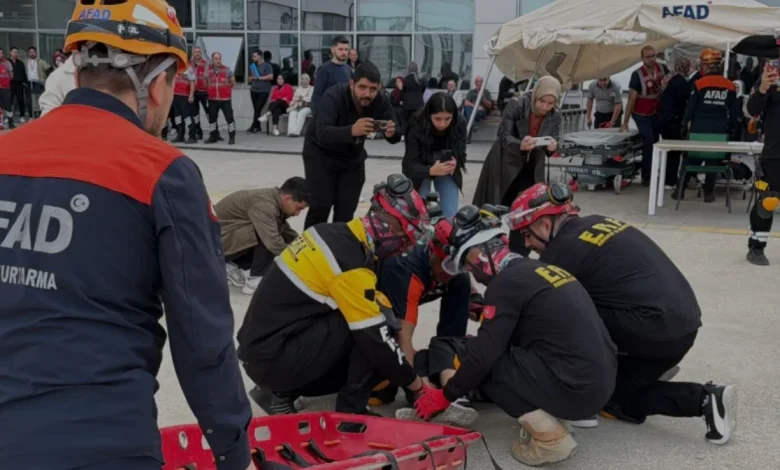 Osmaniye Eğitim ve Araştırma Hastanesinde Kapsamlı Afet Tatbikatı